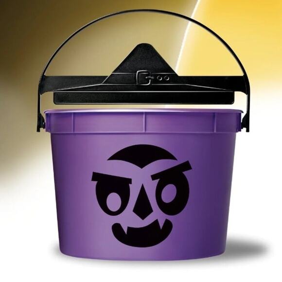 McDonald's 2023 Halloween Bucket Pail Classic Boo Bucket Happy Meal Toys Vampire - Picture 1 of 7